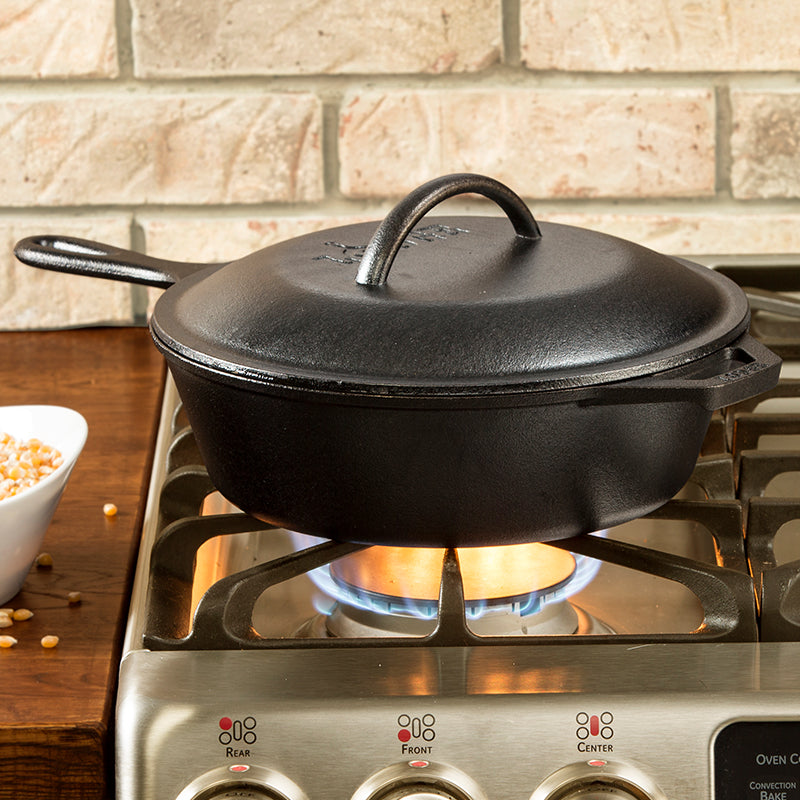 Lodge Heritage Cast Iron Covered Deep Skillet - Image 30