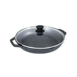 Lodge Heritage Chef Collection 12 Inch Cast Iron Everyday Pan 