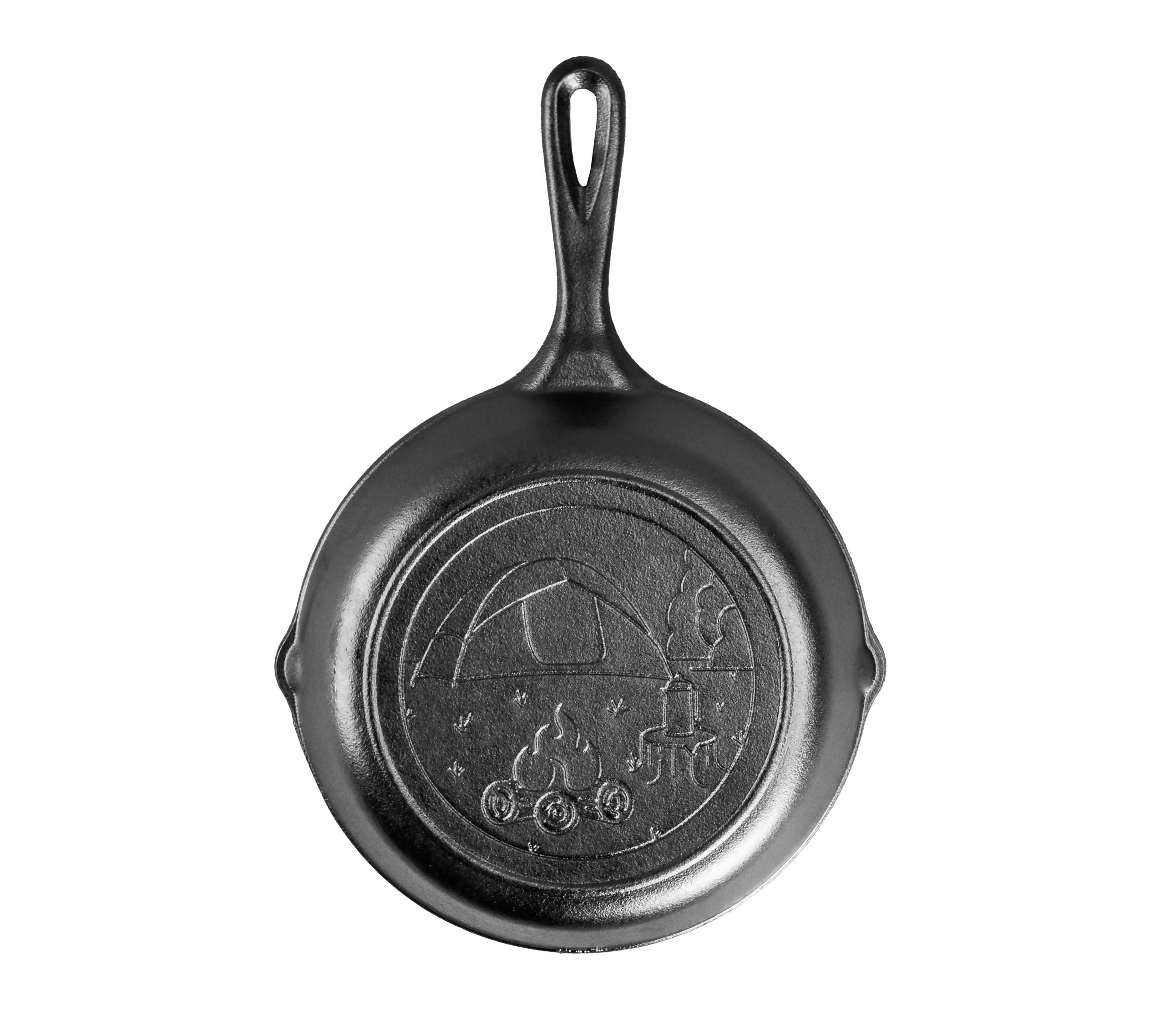Lodge Heritage Wanderlust 8 Inch Cast Iron Tent Skillet - Image 9