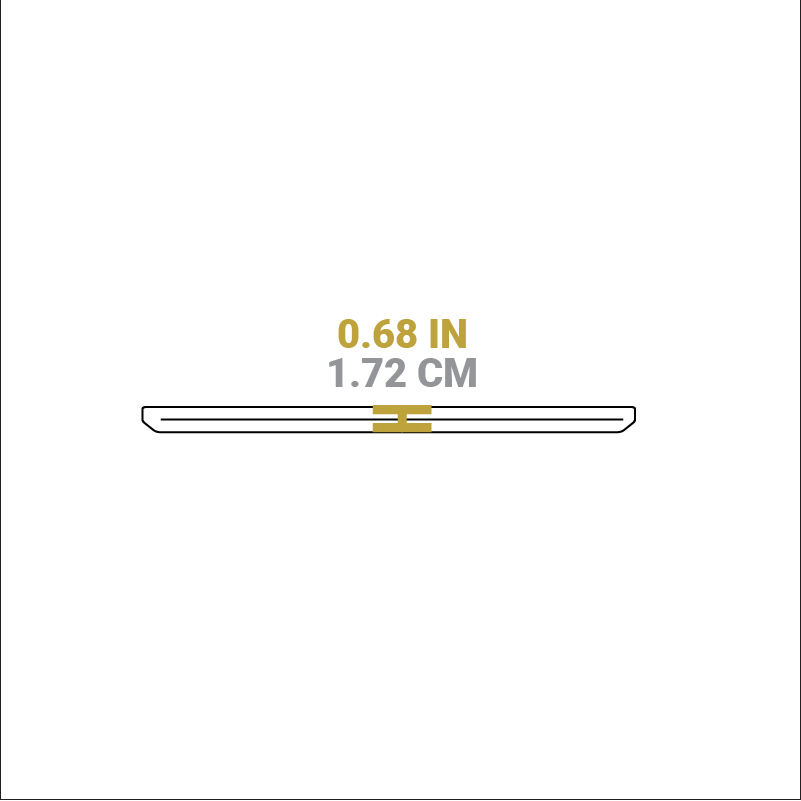 Lodge Heritage Grip Style Oval Wood Underliner - Image 2