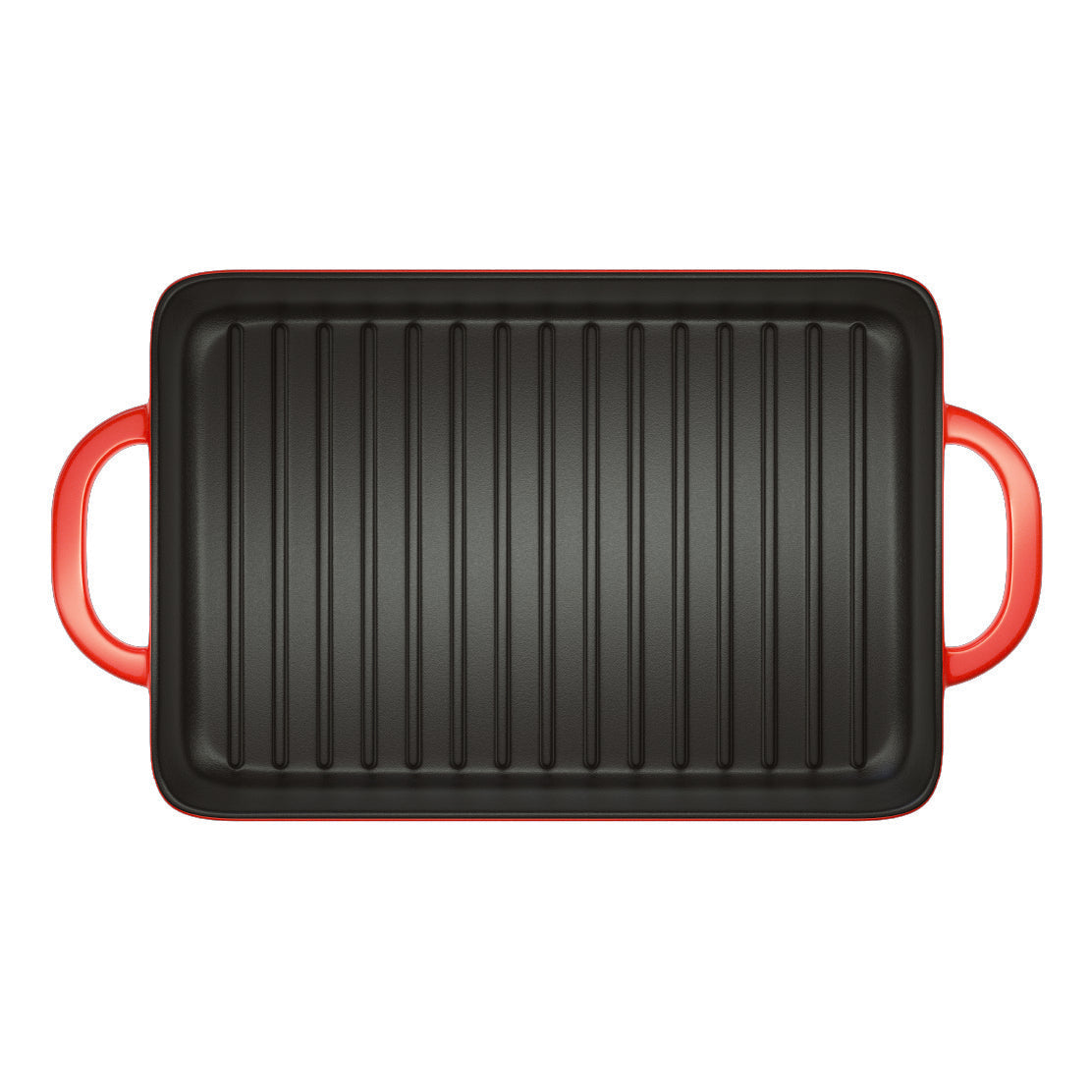 Lodge Heritage Enameled Cast Iron 12.5 x 8 Inch Grill Pan - Image 2