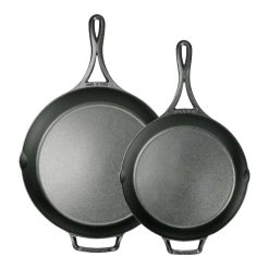 Alternative view of Lodge Heritage Blacklock Lightweight Cast Iron Skillet Set