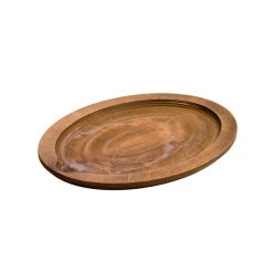 Lodge Heritage 13.25 Inch Jumbo Oval Walnut Wood Underliner