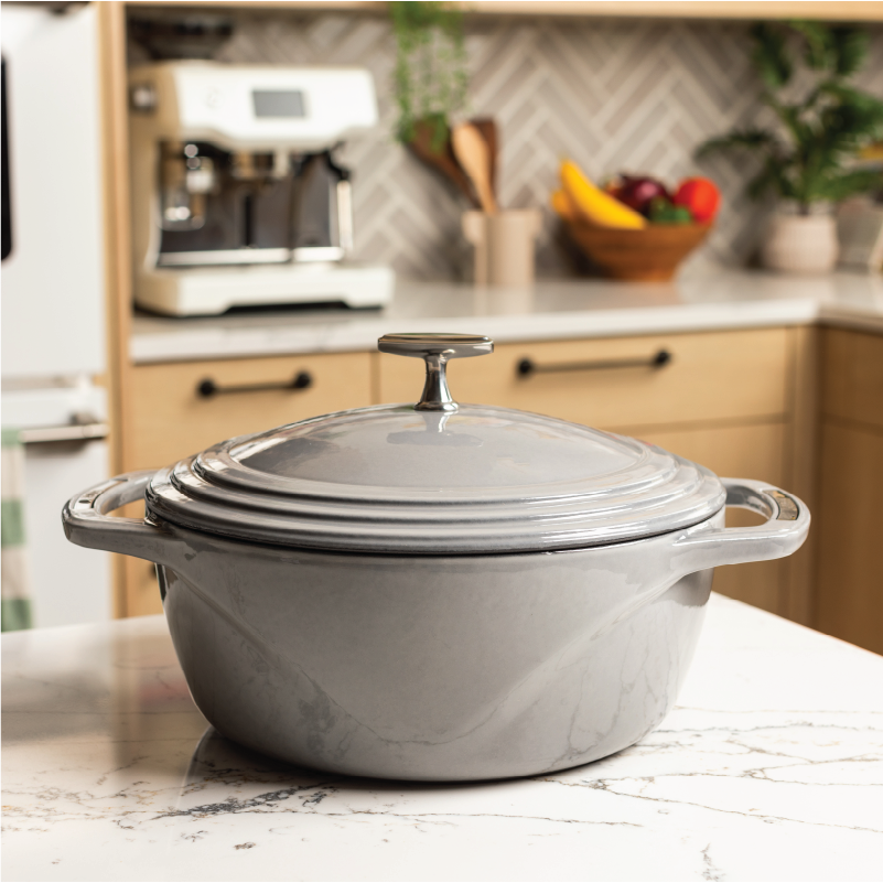 Lodge Heritage USA Enamel™ Cast Iron Dutch Oven - Image 4
