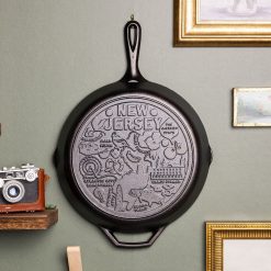 Alternative view of Lodge Heritage American Road Trip: 12 Inch Seasoned Cast Iron Skillet, New Jersey