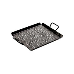 Lodge Heritage 13 x 12 Inch Seasoned Carbon Steel Grilling Basket