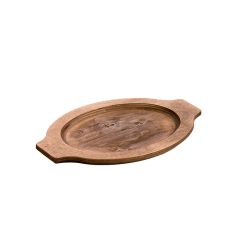 Lodge Heritage Grip Style Oval Wood Underliner