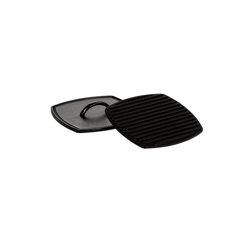 Lodge Heritage Seasoned Cast Iron Panini Press - Image 4