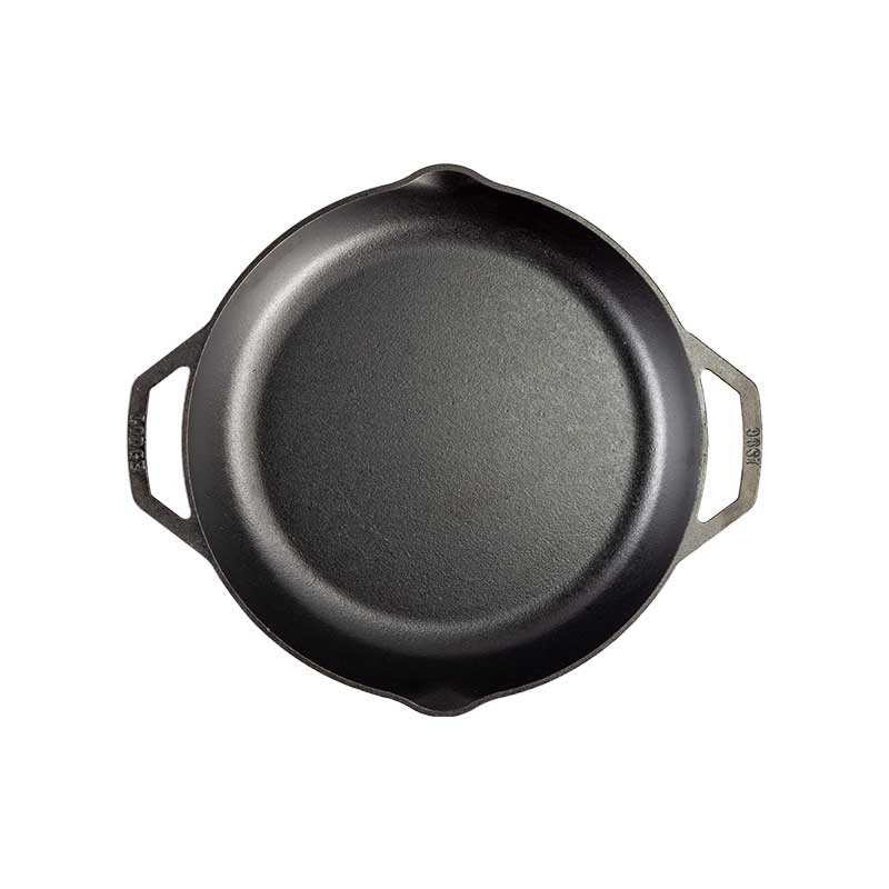 Lodge Heritage Chef Collection 14 Inch Dual Handle Skillet - Image 2